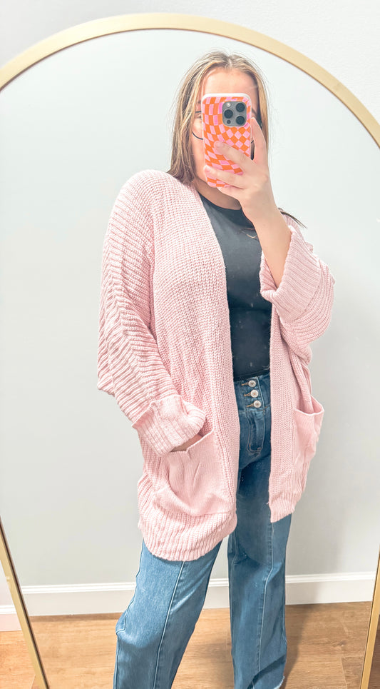 Chunky knit cardigan