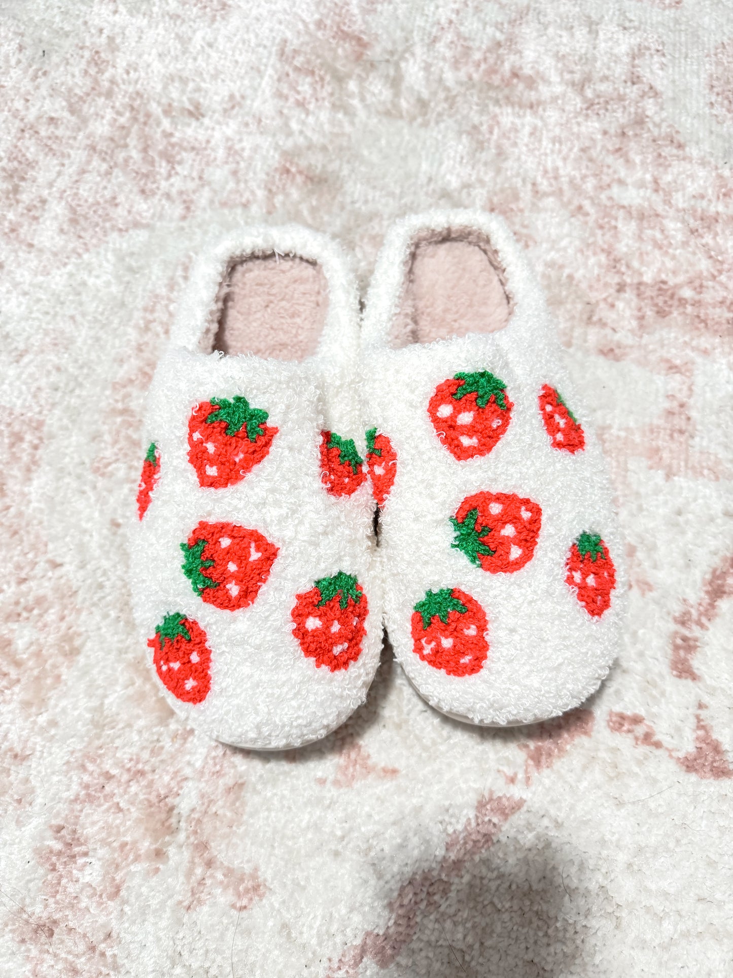 Strawberry slippers